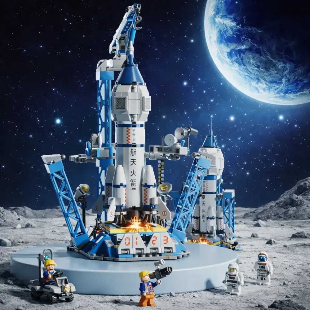 Конструктор Космическая Ракета шаттл / Космическая станция / Space Shuttle 458 деталей Коломыя - изображение 2