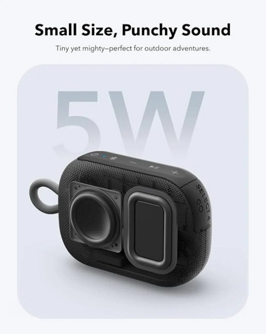 Портативна акустика Anker SoundСore Select 4 Go Green (7120954) Київ - фото 2
