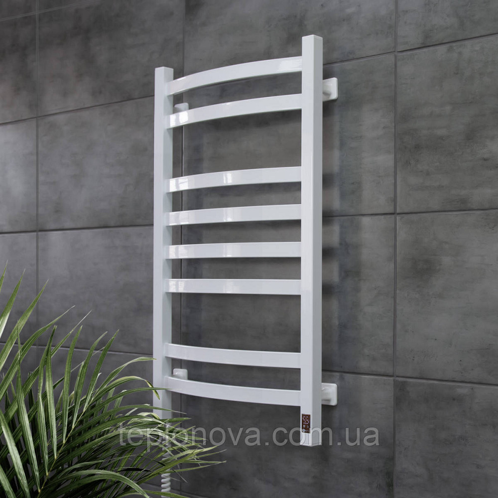 Сушарка для рушників електрична Navin Avalon 480х800 Sensor ліва, біла Чернівці - фото 6