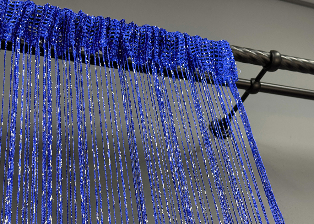 Штори-нитки "Кісея" з люрексом Синій 300х300см 1 шт (61-086) Київ - фото 7