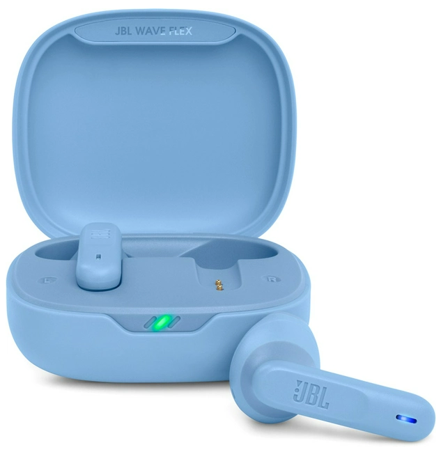 Гарнітура JBL WAVE FLEX Blue (JBLWFLEXBLU) (6861936) Київ - фото 1