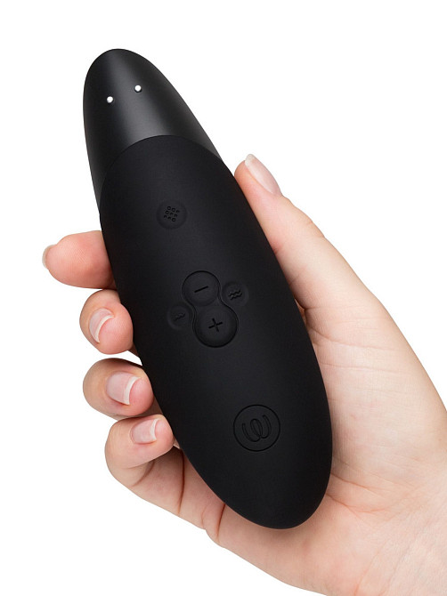 Клиторальный вакуумный стимулятор 2 в 1 Womanizer Enhance с вибрацией, черный Sex Aura Киев - изображение 7
