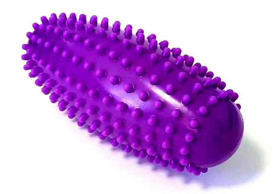 EasyFit Масажний ролик Almond EasyFit овальний з шипами фіолетовий Коломия