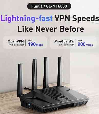 Роутер: Flint 2, найшвидший і найпотужніший Open WRT VPN. Київ