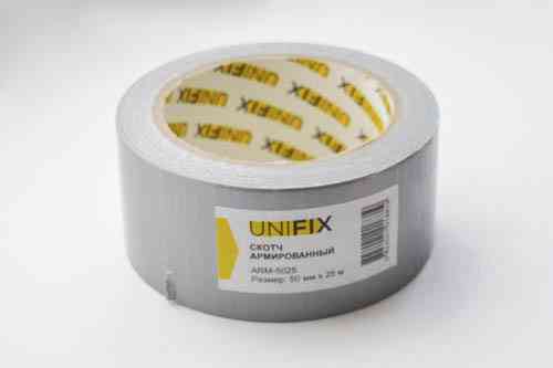Стрічка клейка армована сіра 50 мм*25 м UNIFIX Рівне