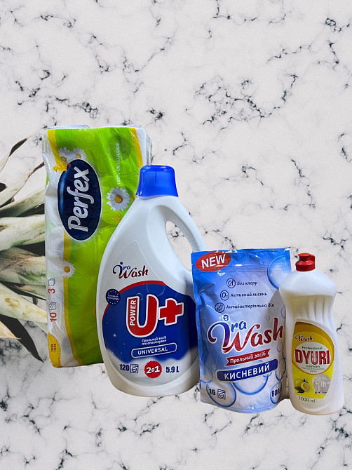 Акційний набір! туалетний Perfex , Irawash , Irawash 880 g , засіб для миття посуду Duri 1000 ml Виноградів - фото 1