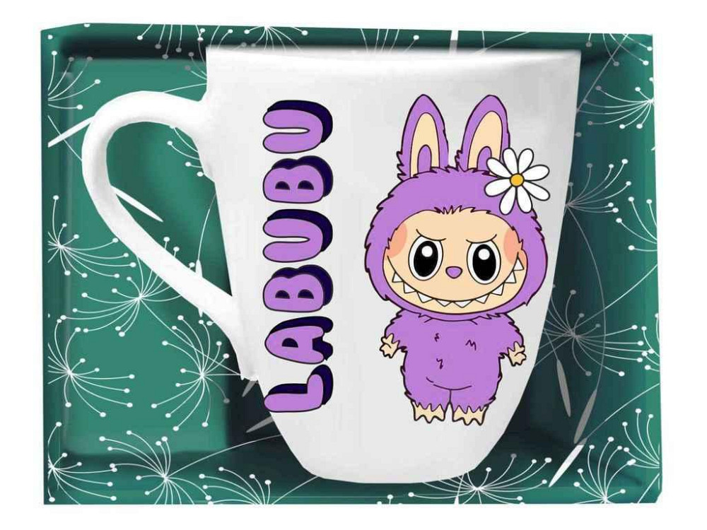 Чашка 200мл LABUBU пурпурний в под. коробці ТМ FARGLASS Київ - фото 1