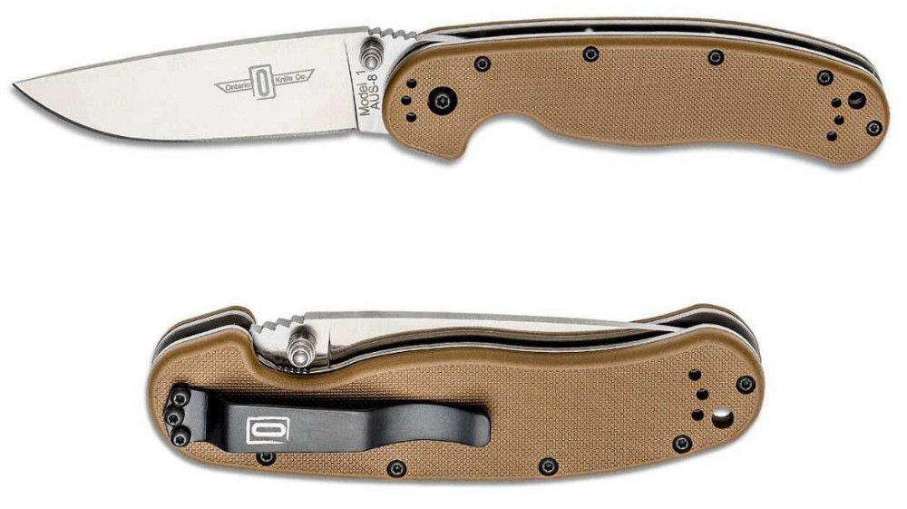 Ніж Ontario RAT-1, RAT-1.5  (AUS-8, D2, S35VN, MAGNACUT) Харьков - изображение 7