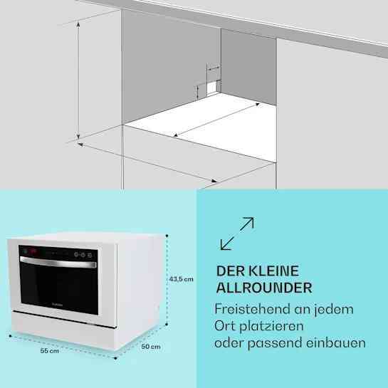 Посудомийна машина Havasia UV 6 Luminance Klarstein Німеччина Рівне
