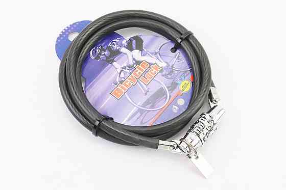 Замок протиугінний тросовий 1000х8мм з 4-х значним кодом, TY417 Київ