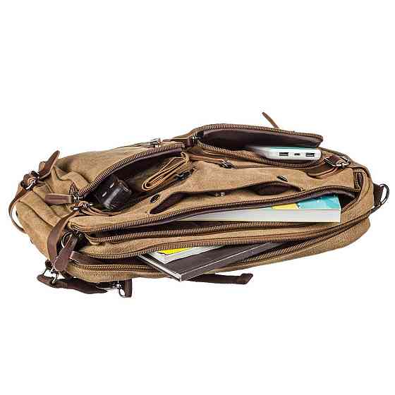 Сумка-трансофрмер текстильная Vintage 20146 Песочная Киев