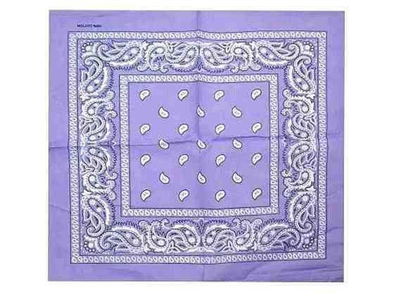 Бандана 50*50 бузкова арт.С5005-13 ТМ ПЛАТКИ-ОПТ Киев