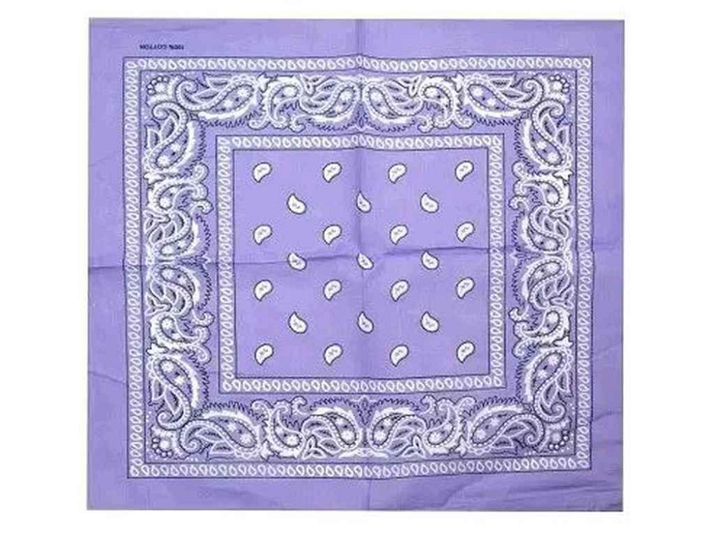 Бандана 50*50 бузкова арт.С5005-13 ТМ ПЛАТКИ-ОПТ Киев - изображение 1