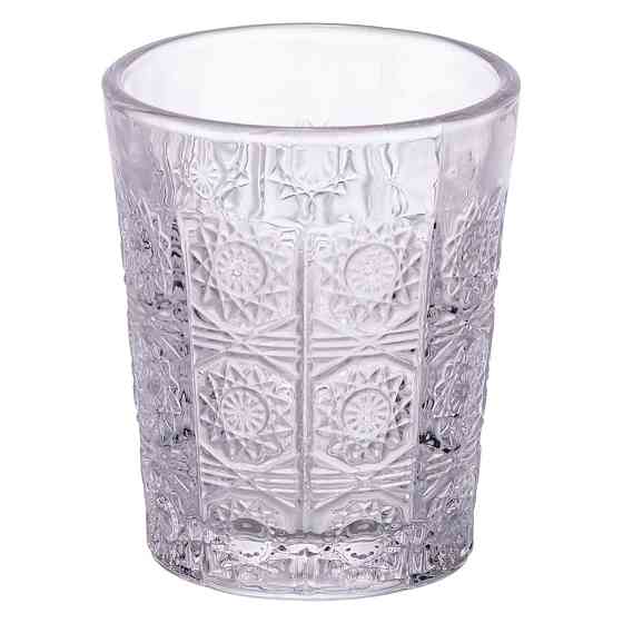 Yiwu Набір скляних стаканів 6 шт по 50 мл з візерунком, прозорі HP-19-132 Коломия