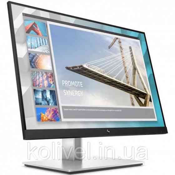 TFT 24'' HP E24i G4, WUXGA, VGA, HDMI, DP, USB-hub, HAS, Pivot, чорно-сріблястий (9VJ40AA) Киев