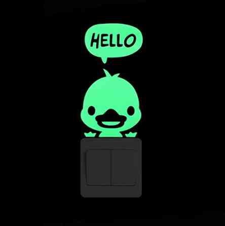 Світна наклейка "Каченя" Київ