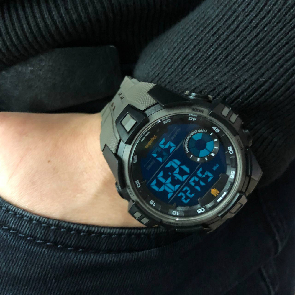 Найкращий тактичний годинник SKMEI 3212/2123GY, Хороший наручний годинник чоловічий WB-12 Львів - фото 8