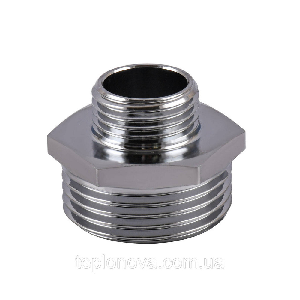 Ніпель редукційний 1"х1/2"НН неіржавкий SN532S OPTIMUM Чернівці - фото 2