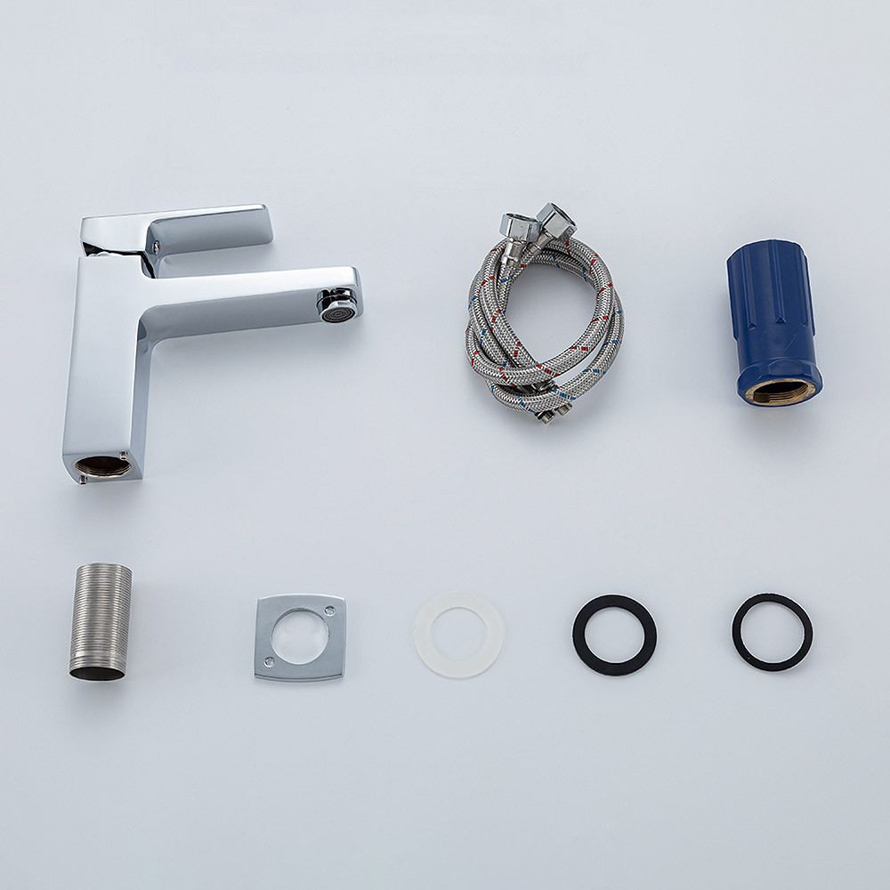 Смеситель для раковины FRAP F1090, хром Киев - изображение 3