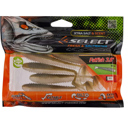 Силікон рибальський Select FatFish 3.8&quot; 302 (5 шт/уп) (1870.72.10) Вінниця - фото 2