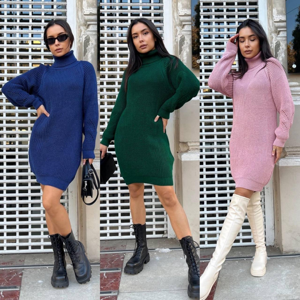 Жіноча стильна однотонна сукня-туніка з горлом.42-50р. Київ - фото 10