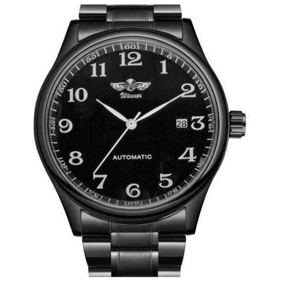 Чоловічий наручний годинник Winner Handsome (Чорний) Вінниця