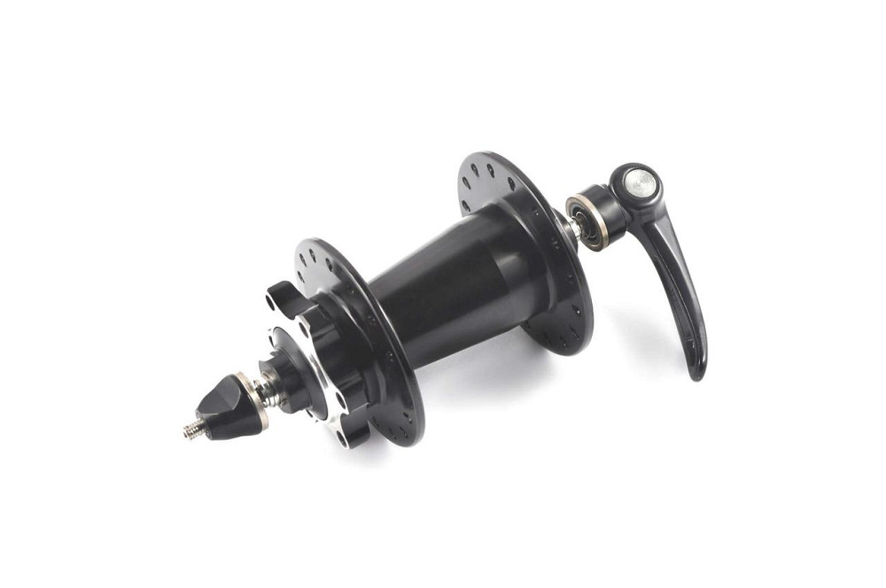 Втулка переднього колеса велосипеда (алюміній) (36 спиць, під диск, ексцентрик) Мукачево - фото 1