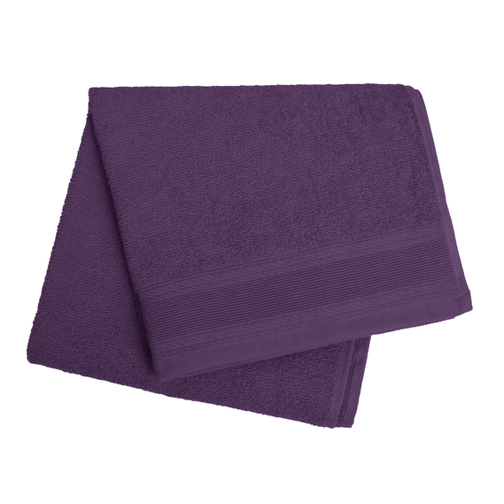 Полотенце махровое Ideal Textile с бордюром однотонное 360 г/м2 50х80 см (56860711) Темно-фиолетовый Черновцы - изображение 7