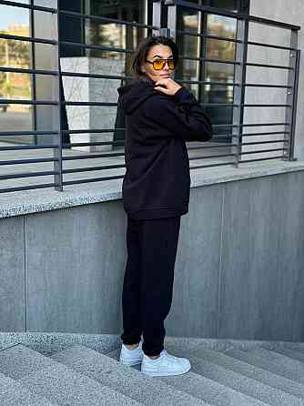 Женский теплый костюм на флисе Черный 46/48 Харьков