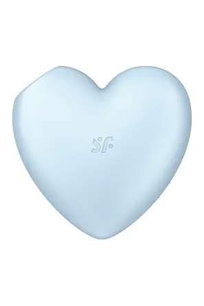 Вакуумний стимулятор-серце з вібрацією Satisfyer Cutie Heart Blue Львів