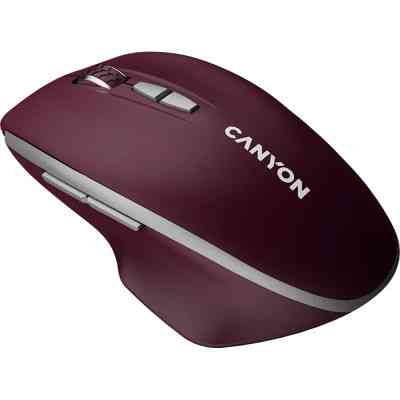 Мишка Canyon MW-21 Wireless Blue LED Burgundy (CNS-CMSW21BR) Вінниця