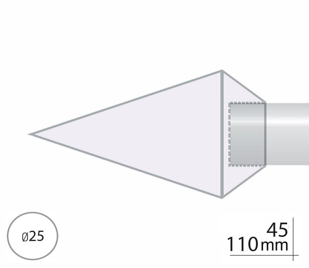Закінчення для карнизу Orvit КОНЕО 25 мм МІДЬ Львов - изображение 2