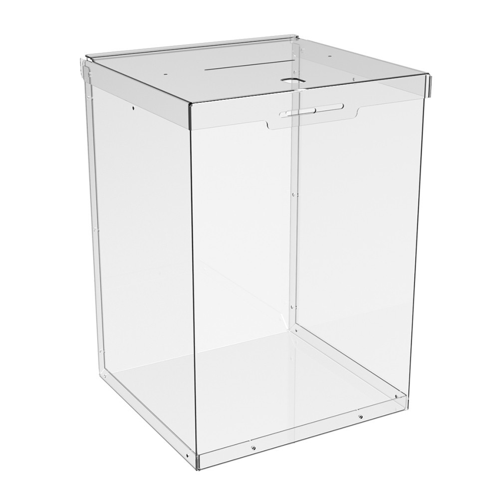 Ящик EKOSTAR с замком для пожертвований и сбора денег 215x200x300. Объем 13 литров Киев - изображение 3