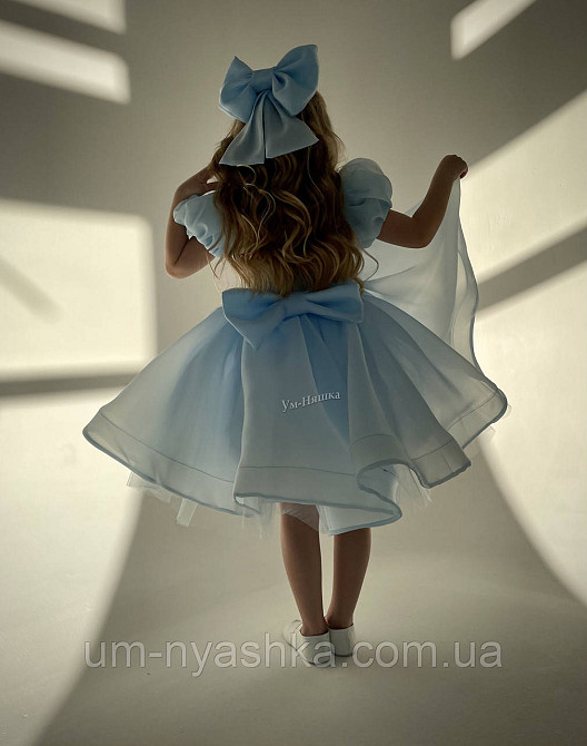 Голубое платье пышное с бантом Кривой Рог - изображение 2