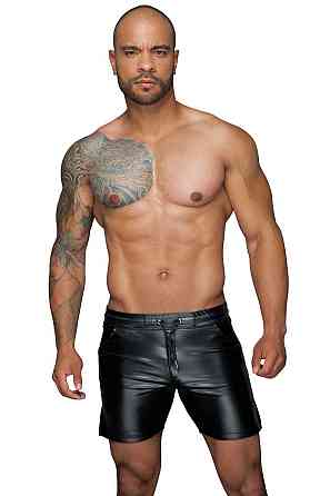 Чоловічі шорти з мокрим ефектом Noir Handmade H061 Powerwetlook shorts, XXL Sex Aura Київ