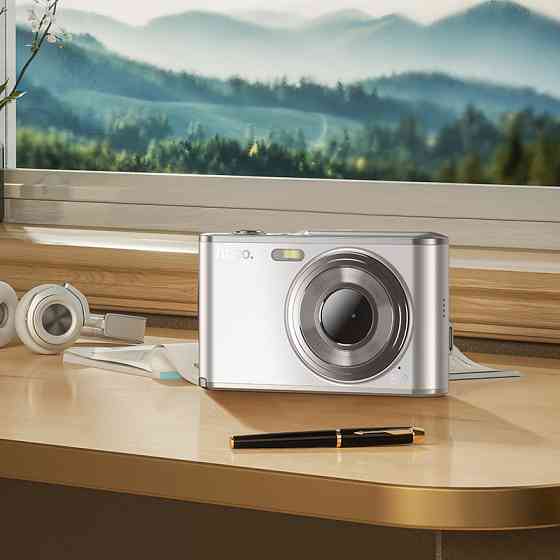 Двохоб'єктивна фотокамера HOCO DV203, біла Київ