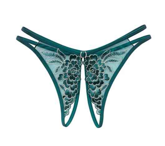 Трусики з розрізом для жінок 42 зелений Київ
