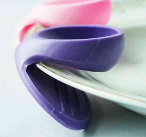 Силиконовая прихватка для горячего розовая Киев