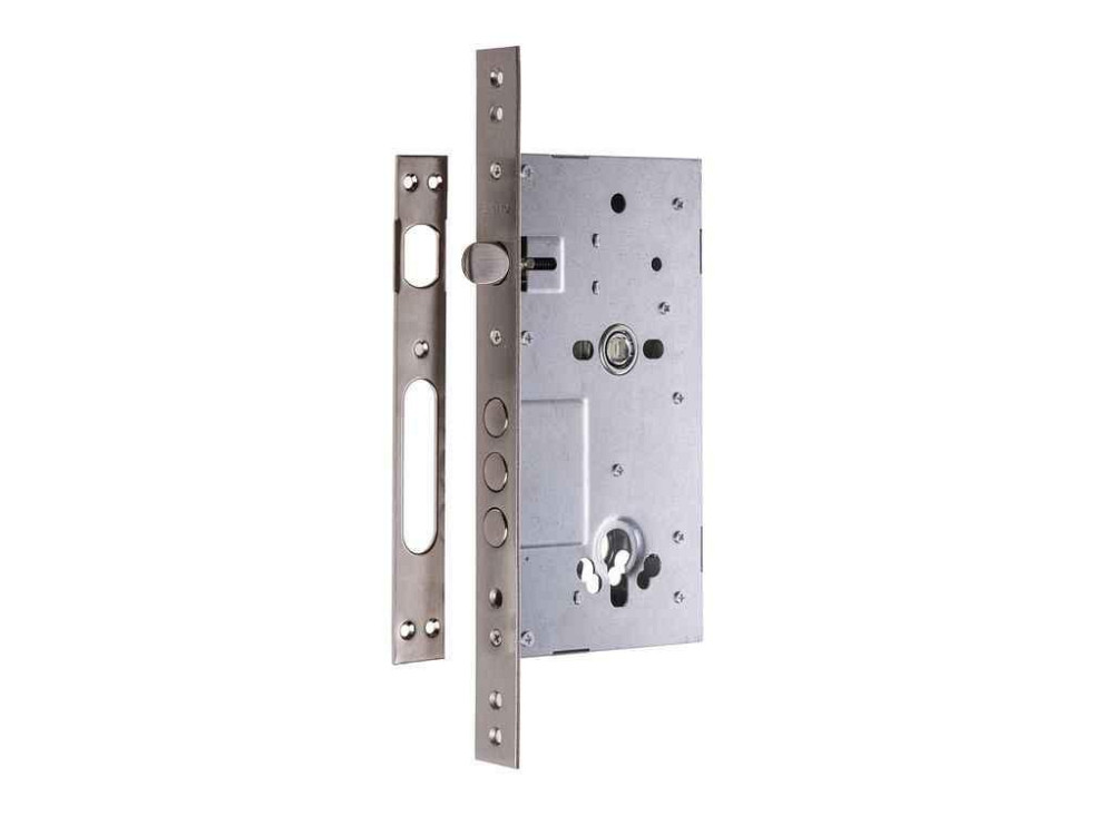 Замок врыжной 210х109х20мм цилиндровый (б/ц) AT-Lock 252 R ТМ ASTEX Киев - изображение 1