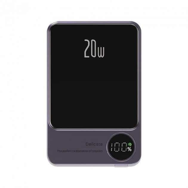 УМБ PowerBank Q9 10000 mAh 20W (MagSafe) - Фіолетовий Киев - изображение 2