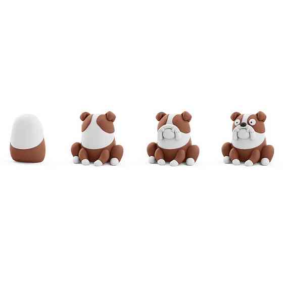 Набір пластиліну "Собаки-Друзі: Бульдог Гіпно" ЛІПАКА 30148-UA01 самостійно твердіє Вінниця