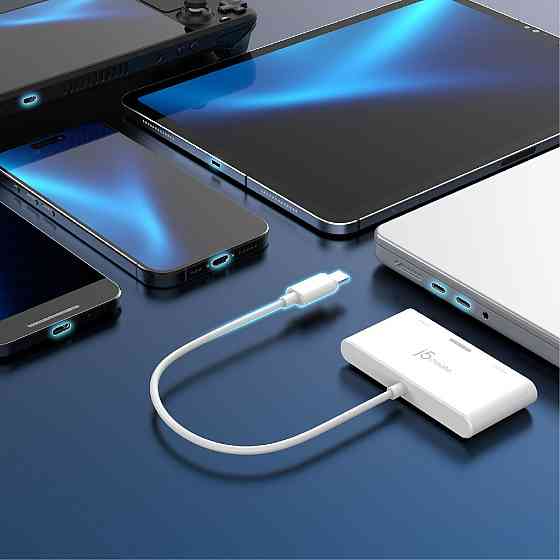 USB-хаб J5create USB-C 3-в-1 White (JCA399-N) ( 10464 ) Харків