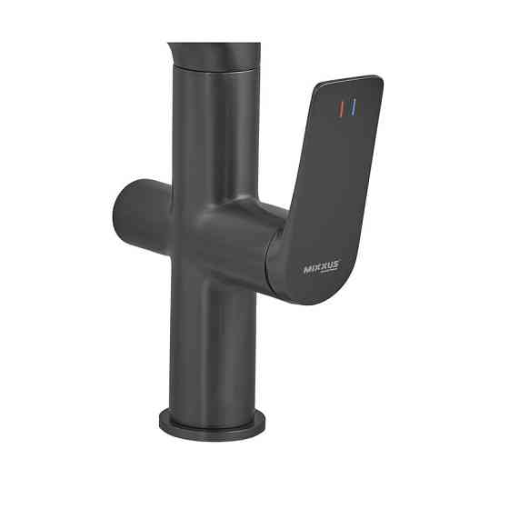 Змішувач для кухні Mixxus Premium DERBY 021  BLACK REFL.BLACK з виходом для питної води   ( MI6606 ) 20047 Харків