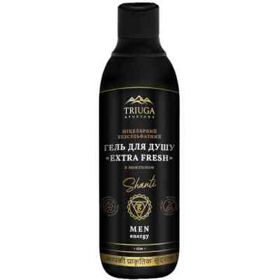 Гель для душа Triuga Shanti for men Extra Fresh Бессульфатный с ментолом 550 мл (4820164642207) Винница