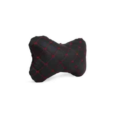 Подушка EVAtech ECO 27х16 см чорна з червоною ниткою (SPCRBR) Вінниця