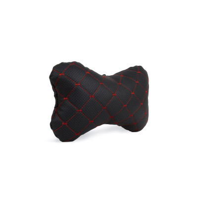 Подушка EVAtech ECO 27х16 см чорна з червоною ниткою (SPCRBR) Вінниця - фото 3