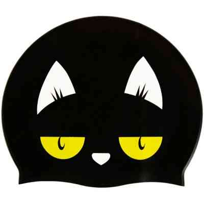 Шапка для плавання Aqua Speed Kiddie 142-07 60649 чорний, принт Діт OSFM (5905718606498) Вінниця