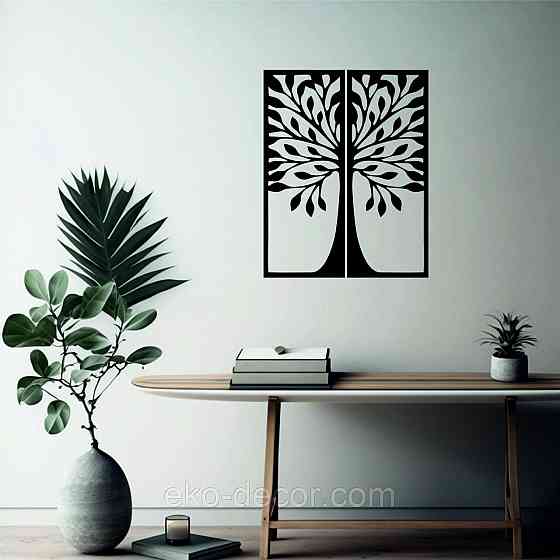 Декоративне настінне 3D Панно «Дерево»  Декор на стіну з об'ємом Київ