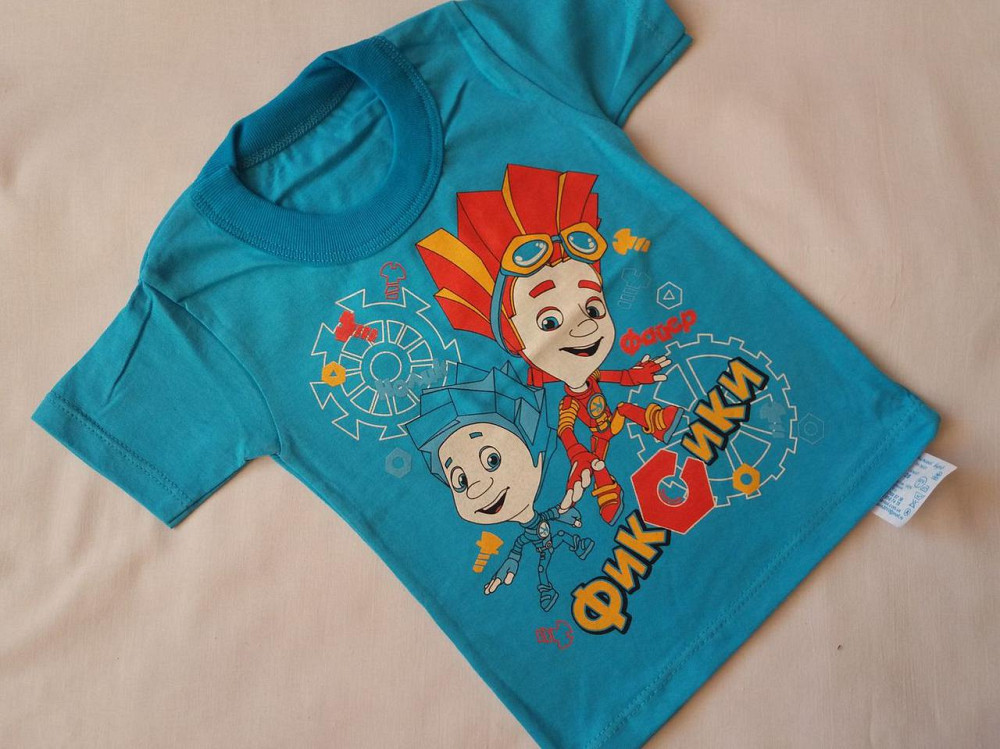 Футболка для мальчика 81-87 см голубой Киев - изображение 2