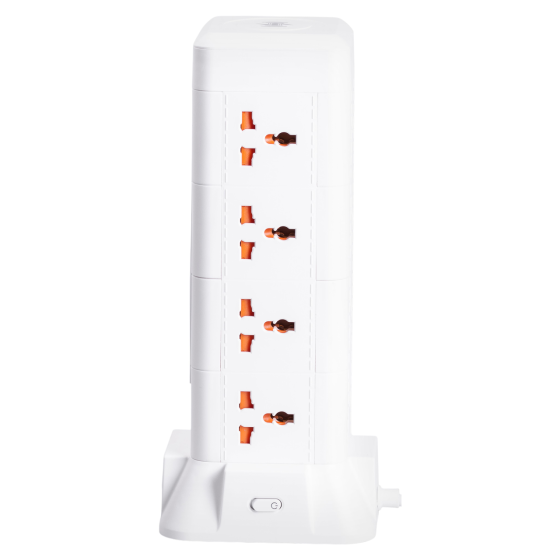 Удлинитель с 12 розетками и беспроводной зарядкой 2.8 м Киев